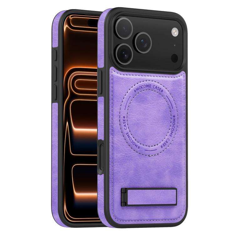 Multi-function Holder MagSafe PU Phone Case, For iPhone 17 Pro Max, For iPhone 17 Pro, For iPhone...