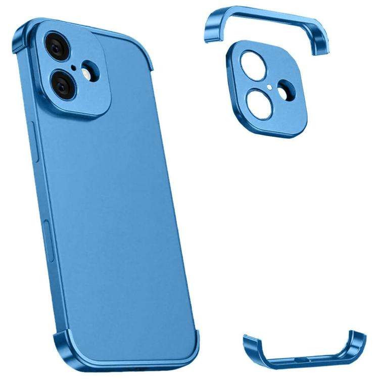 Ultra-thin Frameless Titanium Alloy Four Corner Shockproof Phone Case, For iPhone 17 Pro Max, For...