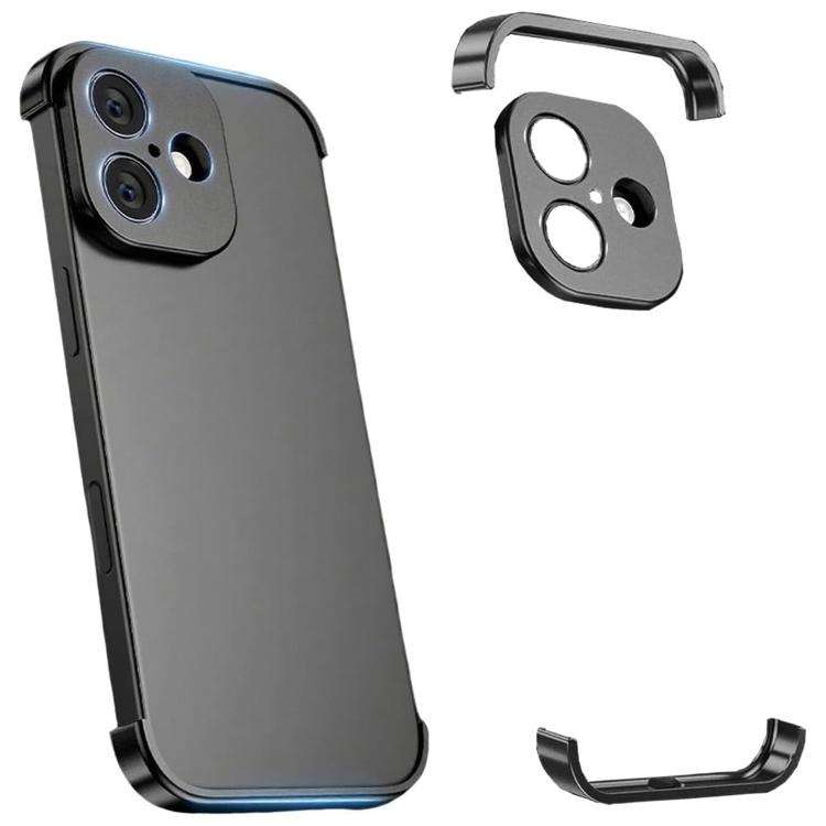 Ultra-thin Frameless Titanium Alloy Four Corner Shockproof Phone Case, For iPhone 17 Pro Max, For...