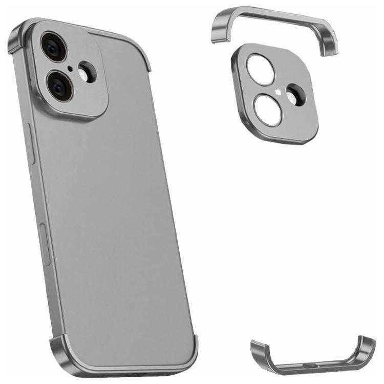 Ultra-thin Frameless Titanium Alloy Four Corner Shockproof Phone Case, For iPhone 17 Pro Max, For...