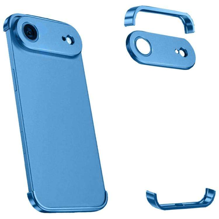 Ultra-thin Frameless Titanium Alloy Four Corner Shockproof Phone Case, For iPhone 17 Pro Max, For...
