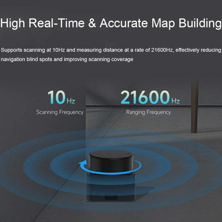 Waveshare 24782 DTOF Laser Lidar Sensor STL27L, 360 Degree Omni-Directional Lidar, UART Bus, 24782