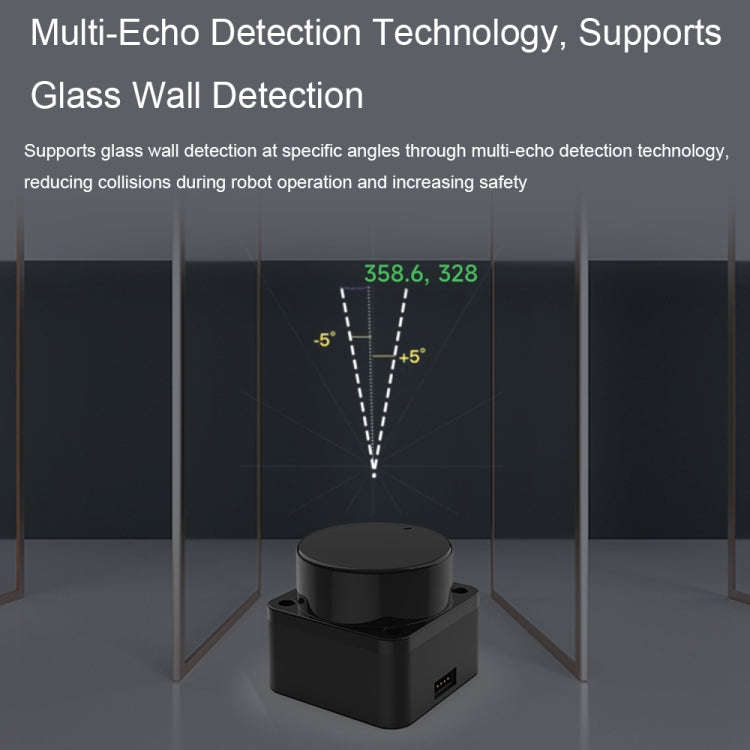 Waveshare 24782 DTOF Laser Lidar Sensor STL27L, 360 Degree Omni-Directional Lidar, UART Bus, 24782