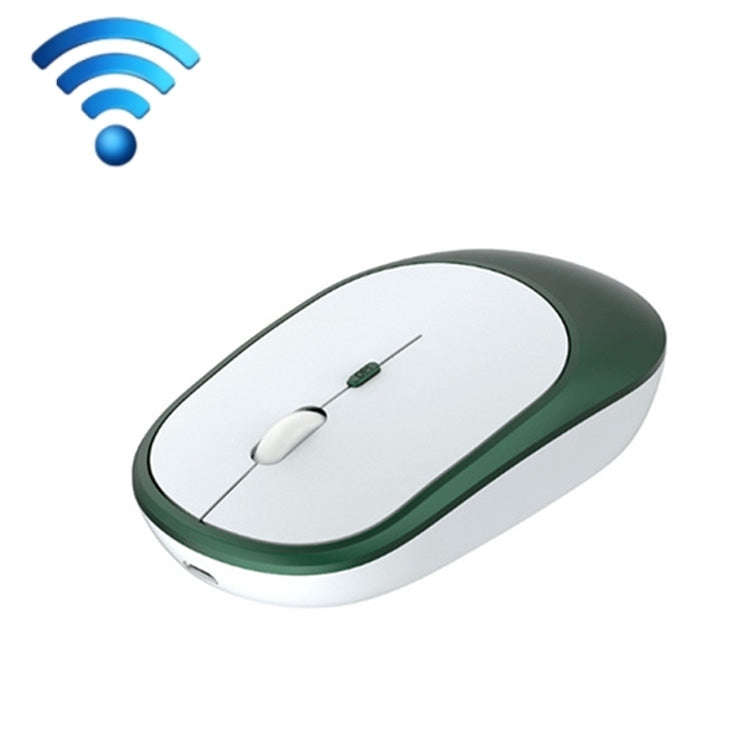 M030 4 Keys 1600DPI Laptop Office Mute Mouse, Style:, Wireless (Ink Green), Wireless (Blue), Wire...