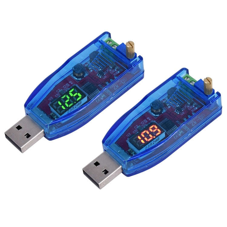 5V To 1-24V DC-DC USB Adjustable Power Supply Regulator Module, Color Random Delivery, 5V To 1-24V