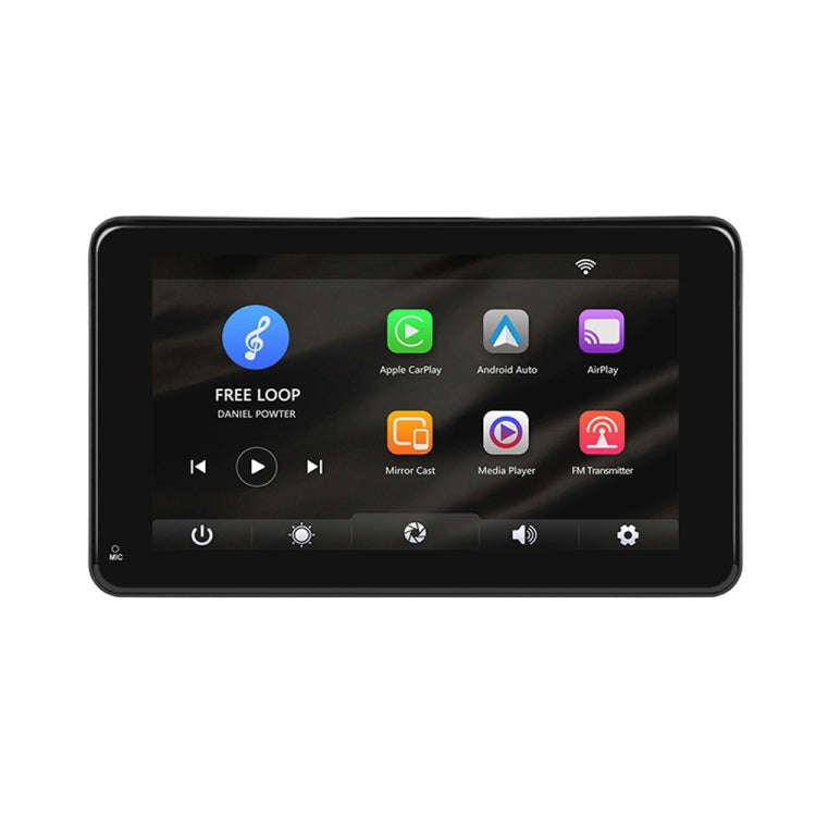 A3135 7 Inches HD Wired Smart Screen With Wireless CarPlay + Android Auto + Android, Without Came...