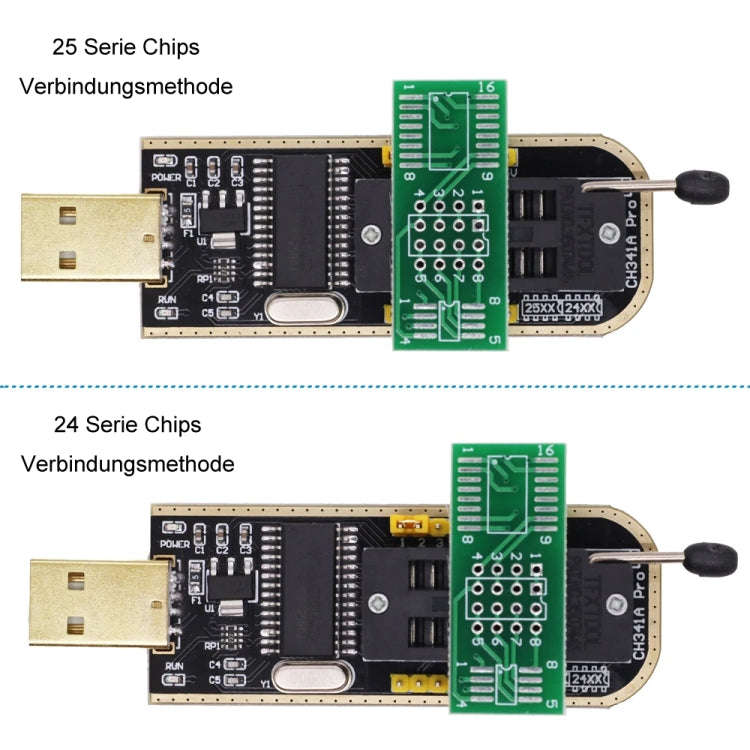 Programmer Module USB Motherboard Routing Liquid Crystals Disassembly Free SOP8 Test Tool, CH341A...