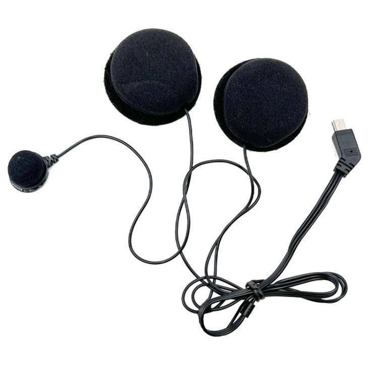 HD Noise-Proof Helmet Intercom Headset Microphone, 10 Pin Plug