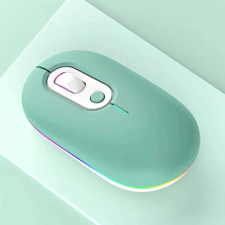Rechargeable Illuminated Silent Wireless Mouse, 2.4G Pink, 2.4G Blue, 2.4G Green, 2.4G+Bluetooth ...