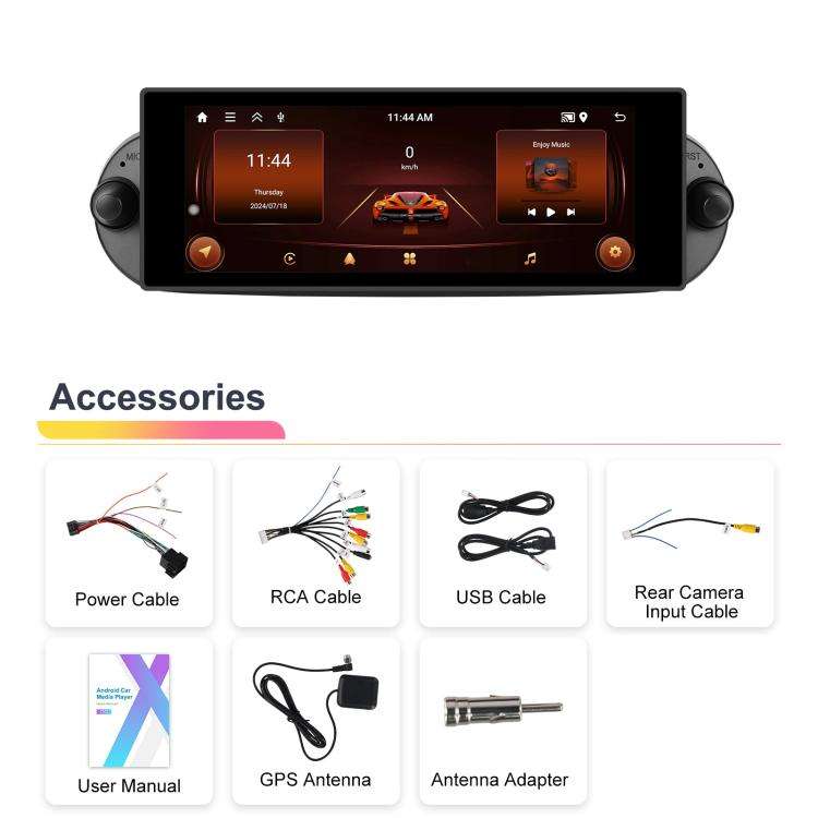 For Volkswagen Beetle 2002-2010 6.86 inch 2+64G Horizontal Screen Android Car Player, Standard, S...