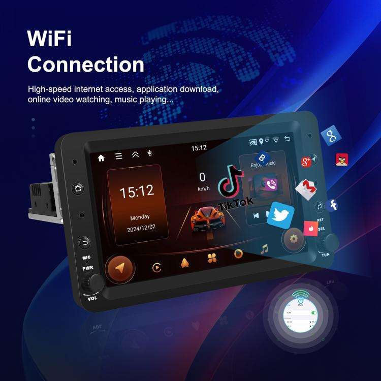 For Alfa Romeo 159 7 inch Horizontal Screen Carplay Car Navigation Center Control Integrated Mach...