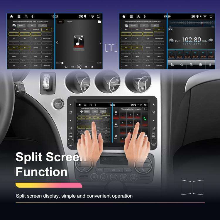 For Alfa Romeo 159 7 inch Horizontal Screen Carplay Car Navigation Center Control Integrated Mach...