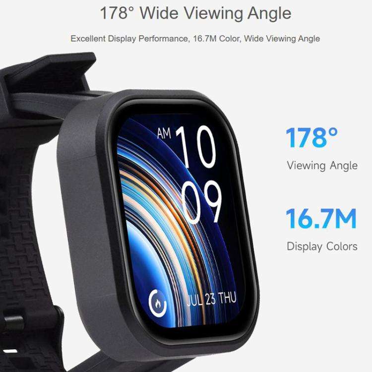 WAVESHARE ESP32-C6 2.06 Inch AMOLED Touch Watch Development Board, 410x502 Pixels, With Lithium B...