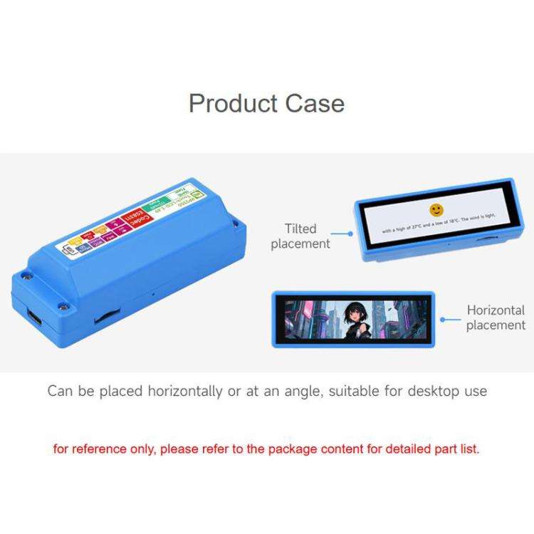 WAVESHARE 3.49 Nch Capacitive Touch Display RP2350 High Performance Development Board 172 X 640 D...