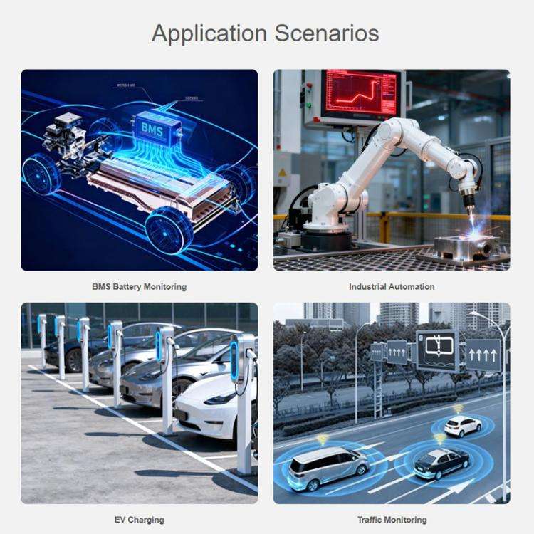 CAN FD Protocol Converter Bidirectional Data Communication, Supports 5 Data Conversion Modes And ...