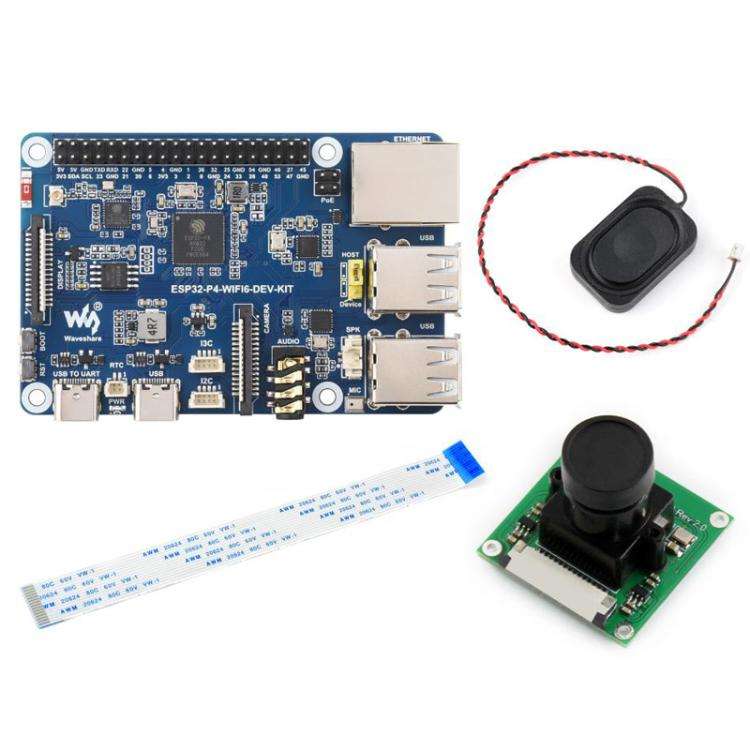 High-Performance Development Board Supports Wi-Fi 6 And Bluetooth 5 / BLE 5, WAVESHARE ESP32-P4-W...