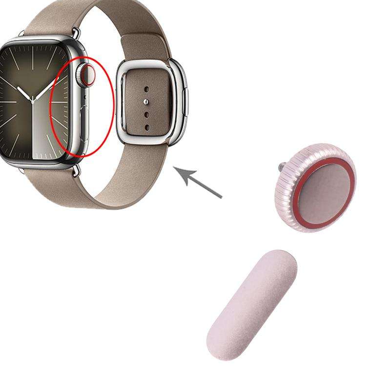 For Apple Watch Series 9 41mm / 45mm LTE Version Watch Crown Nut / Power Button Set, For Apple Wa...