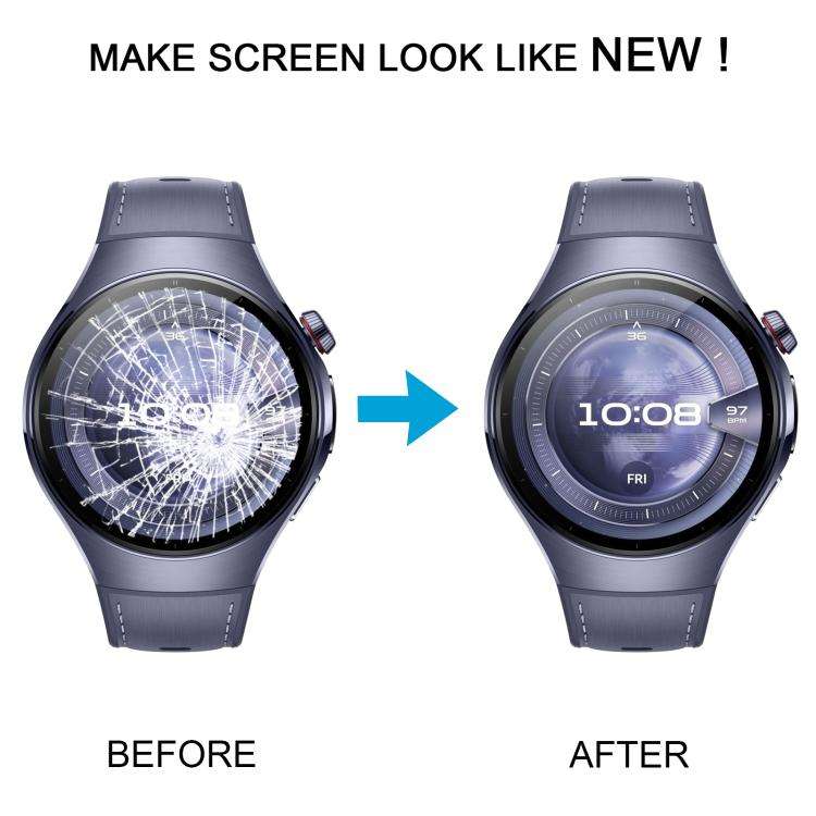 For Huawei Watch 5 46mm Original Sapphire Material Front Screen Outer Glass Lens, For Huawei Watc...