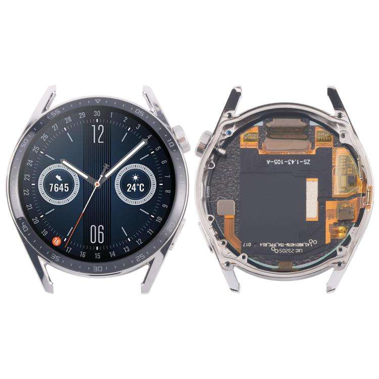 For Huawei Watch GT 3 46mm JPT-B19 Dual Cable LCD Screen Digitizer Full Assembly with Frame, For ...