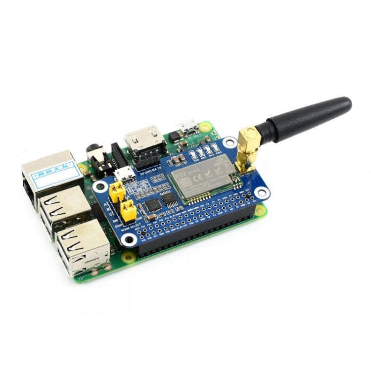 Waveshare LoRa HAT 433MHz Frequency Band for Raspberry Pi, Applicable for Europe / Asia / Africa,...