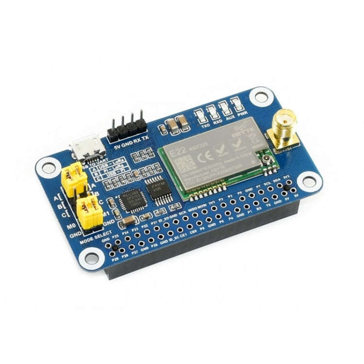 Waveshare LoRa HAT 433MHz Frequency Band for Raspberry Pi, Applicable for Europe / Asia / Africa,...