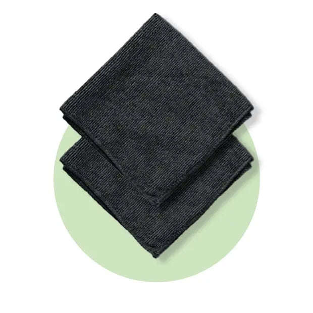Zoflora Microfibre Cloths - Black