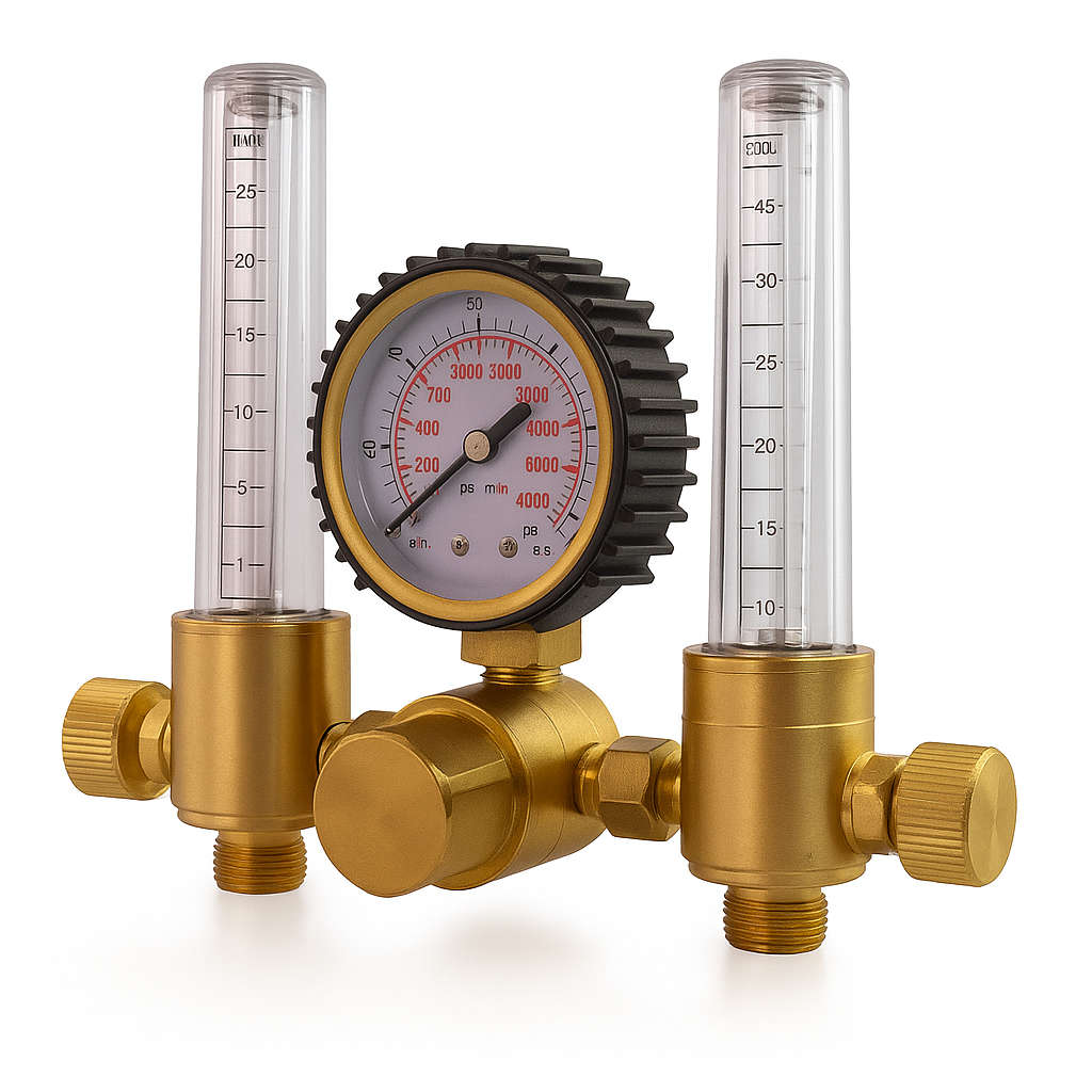 TAURUS FLOWMETER DOUBLE OUTLET ARGON