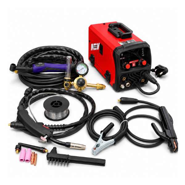 MATWeld Super MIG 130A TIG Welding Bundle  Torch & Argon Flowmeter