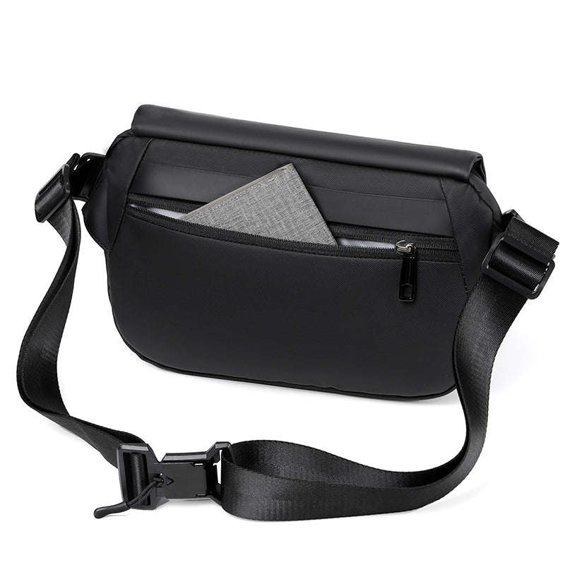 Tactical Cross-Body Shoulder Chest Bag For Men With Magnetic Buckle