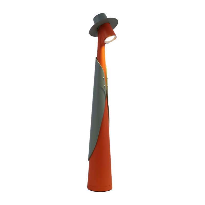 Creative Touch Control Rechargeable LED Table Desk Lamp Ambient Night Light - Orange, Green