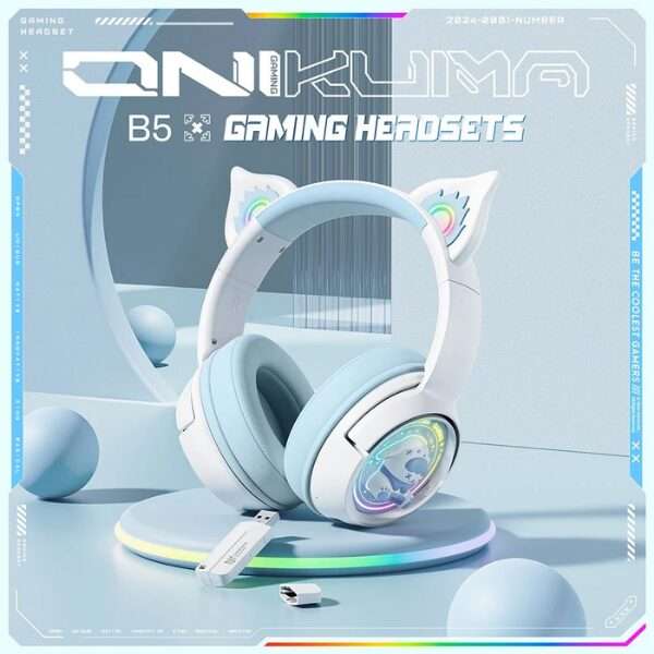 Cat Ear Wireless Gaming Headset (KUKU Rabbit)