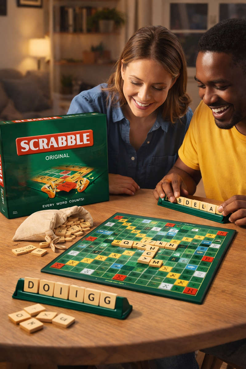 Scrabble Classic Word Board Game (24 Players)