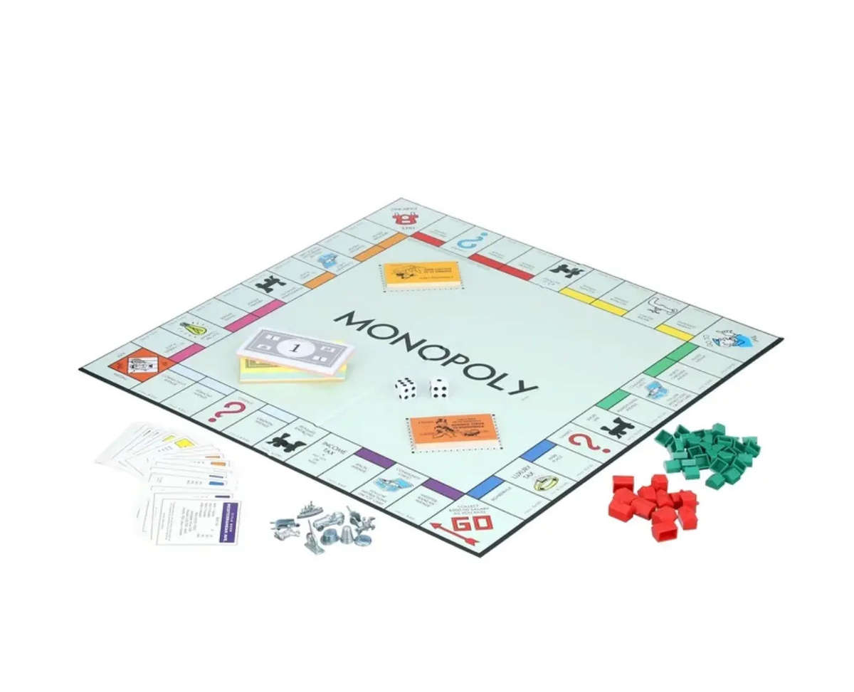Classic Monopoly Family Board Game  2 to 8 Players, Ages 8+