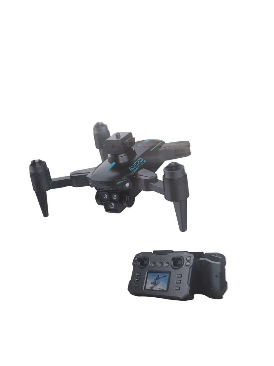 KY605S - Triple Adjustable Camera Drone With One Key Return Function - Blue