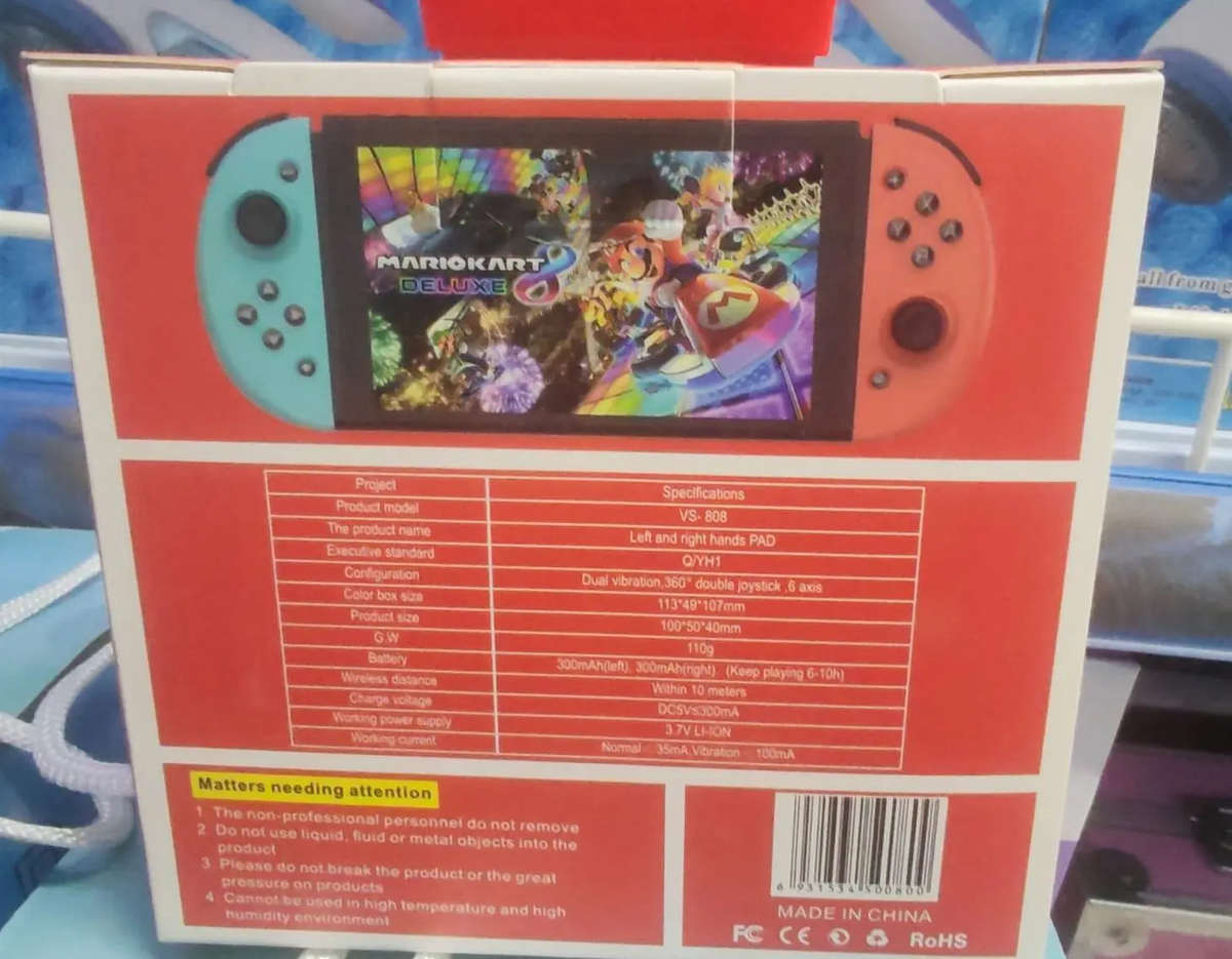Left + Right joy-con controller   (Blue & Red)