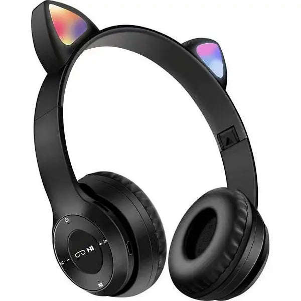 Cat Ears Bluetooth Headphones Wireless LED RGB Light Up