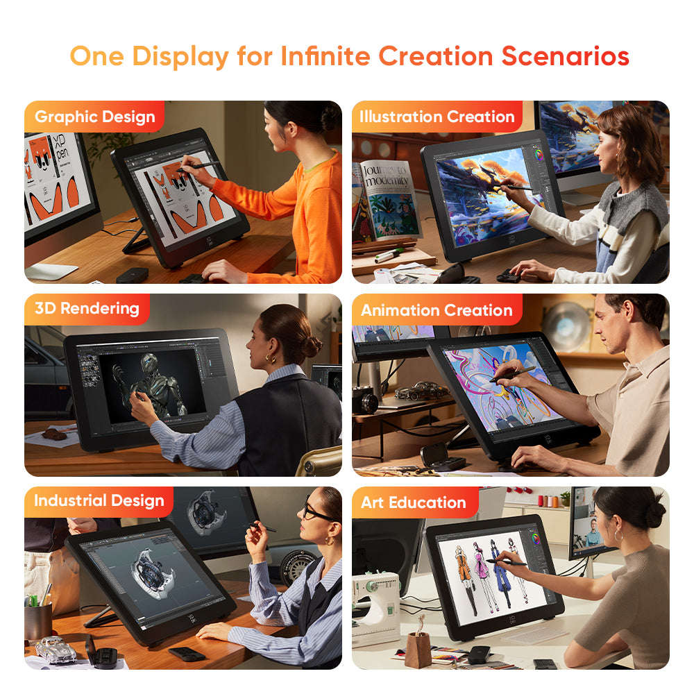 XPPen Artist Pro 27 (Gen2) 4k 120Hz Graphics Display Touchscreen Drawing Tablet