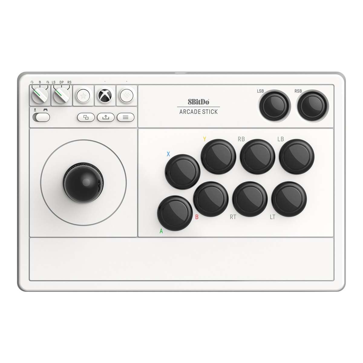 8BitDo Retro Arcade Stick for Xbox & Windows 10 Devices White