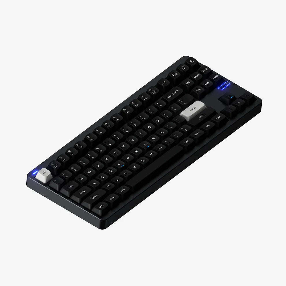 NuPhy Gem80 Barebones Wireless Custom Mechanical Keyboard Obsidian Black