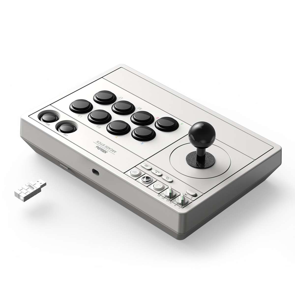 8BitDo Retro Arcade Stick for Xbox & Windows 10 Devices White