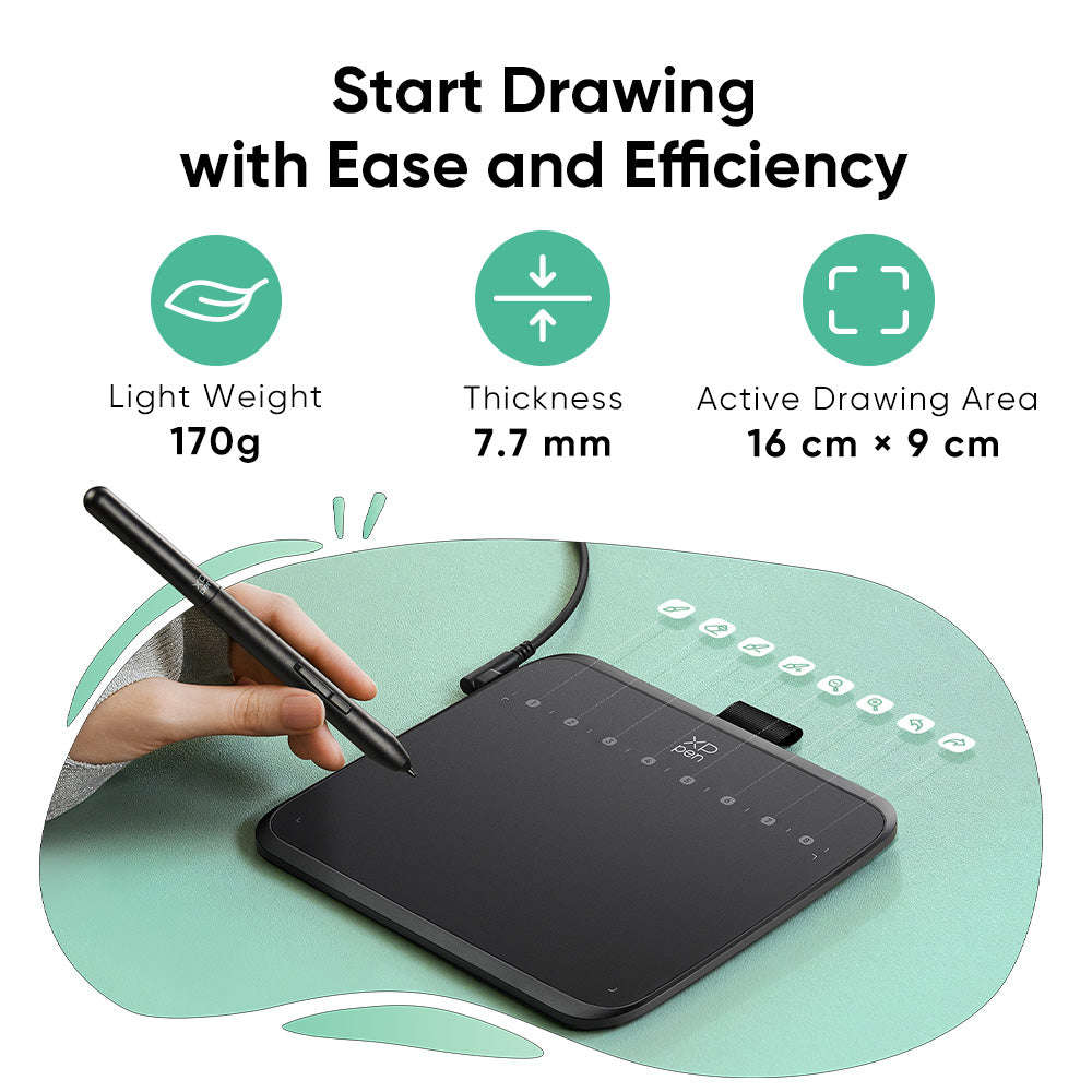 XPPen Deco 640 Graphics Drawing Tablet With Stylus
