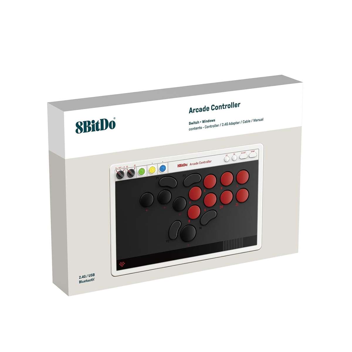 8BitDo Retro Wireless All-Button Arcade Controller For Windows & Nintendo Switch/2
