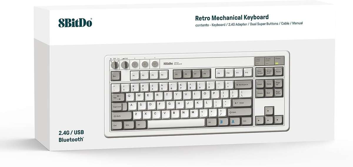 8BitDo Retro Mechanical Keyboard - M Edition
