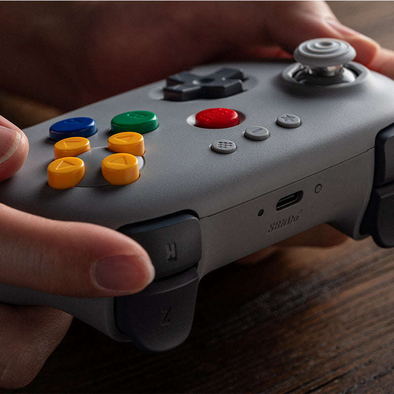 8BitDo 64 Bluetooth Controller For Switch Windows and Android Grey