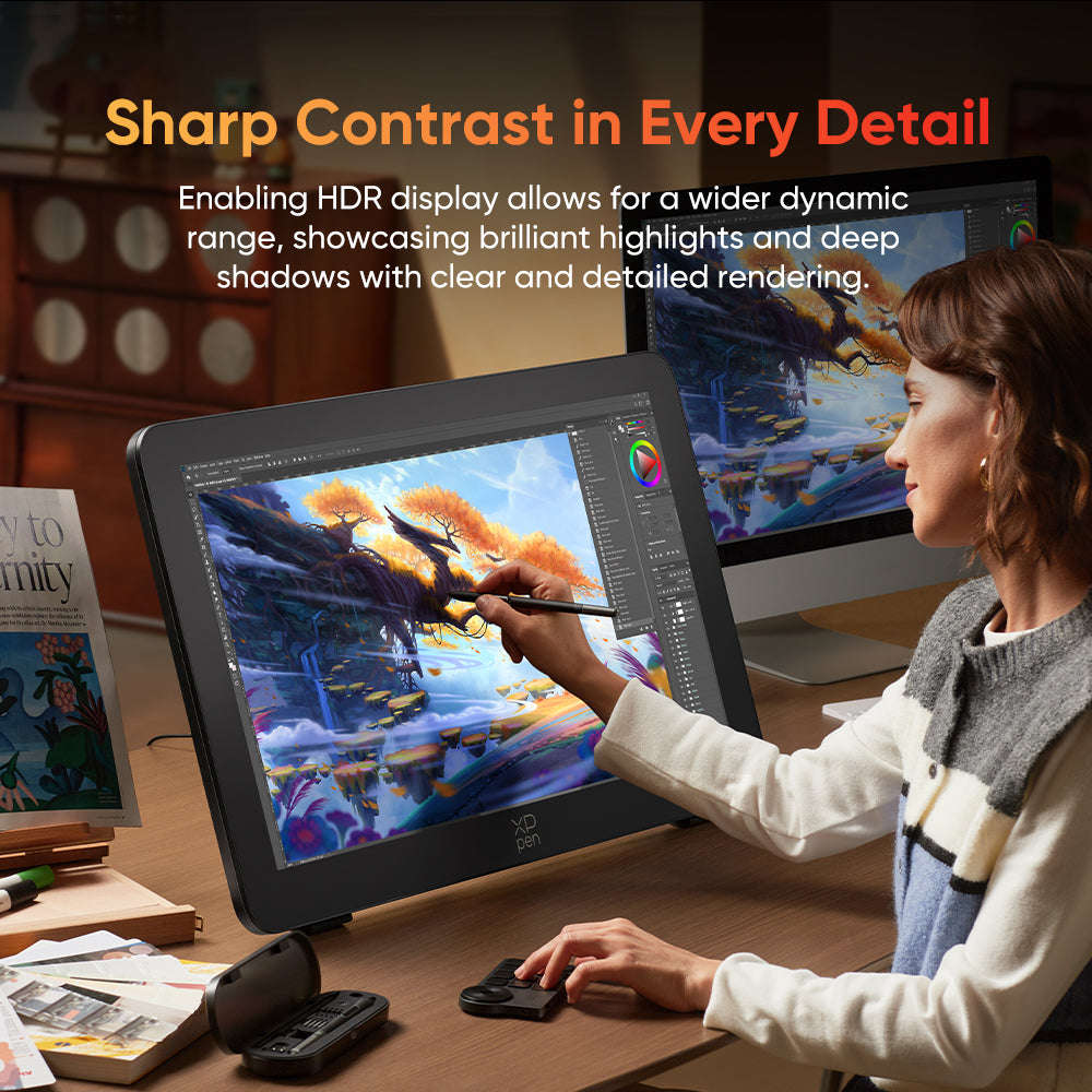 XPPen Artist Pro 27 (Gen2) 4k 120Hz Graphics Display Touchscreen Drawing Tablet