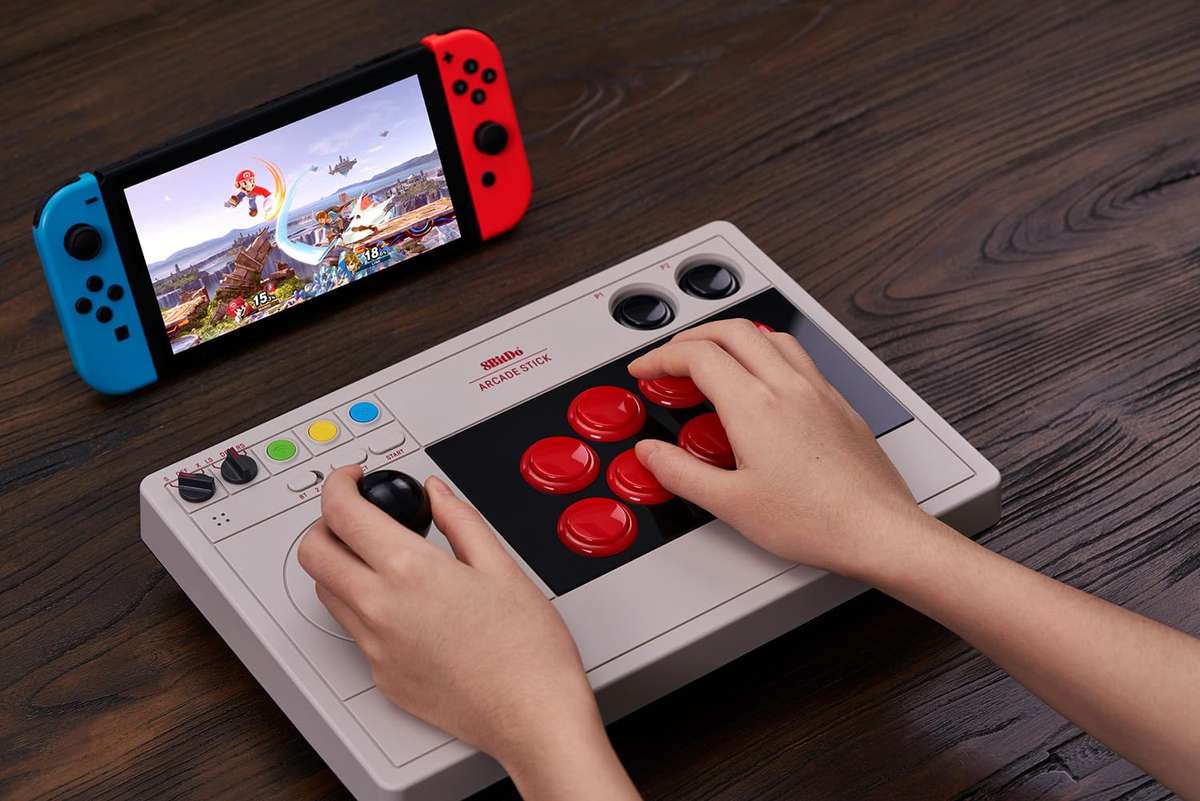 Unboxed 8Bitdo Retro Arcade Stick for Nintendo Switch & Windows