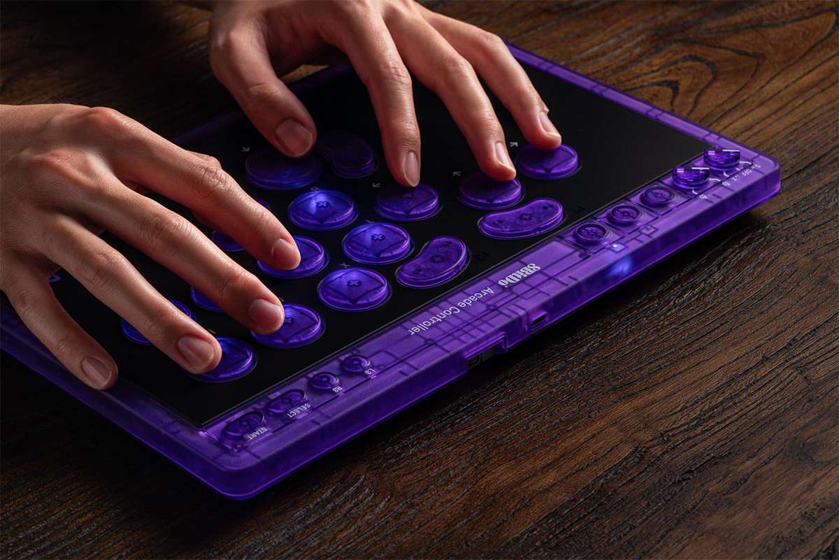 8BitDo Retro Wireless All-Button Arcade Controller For Windows & Nintendo Switch/2 Signature Edition