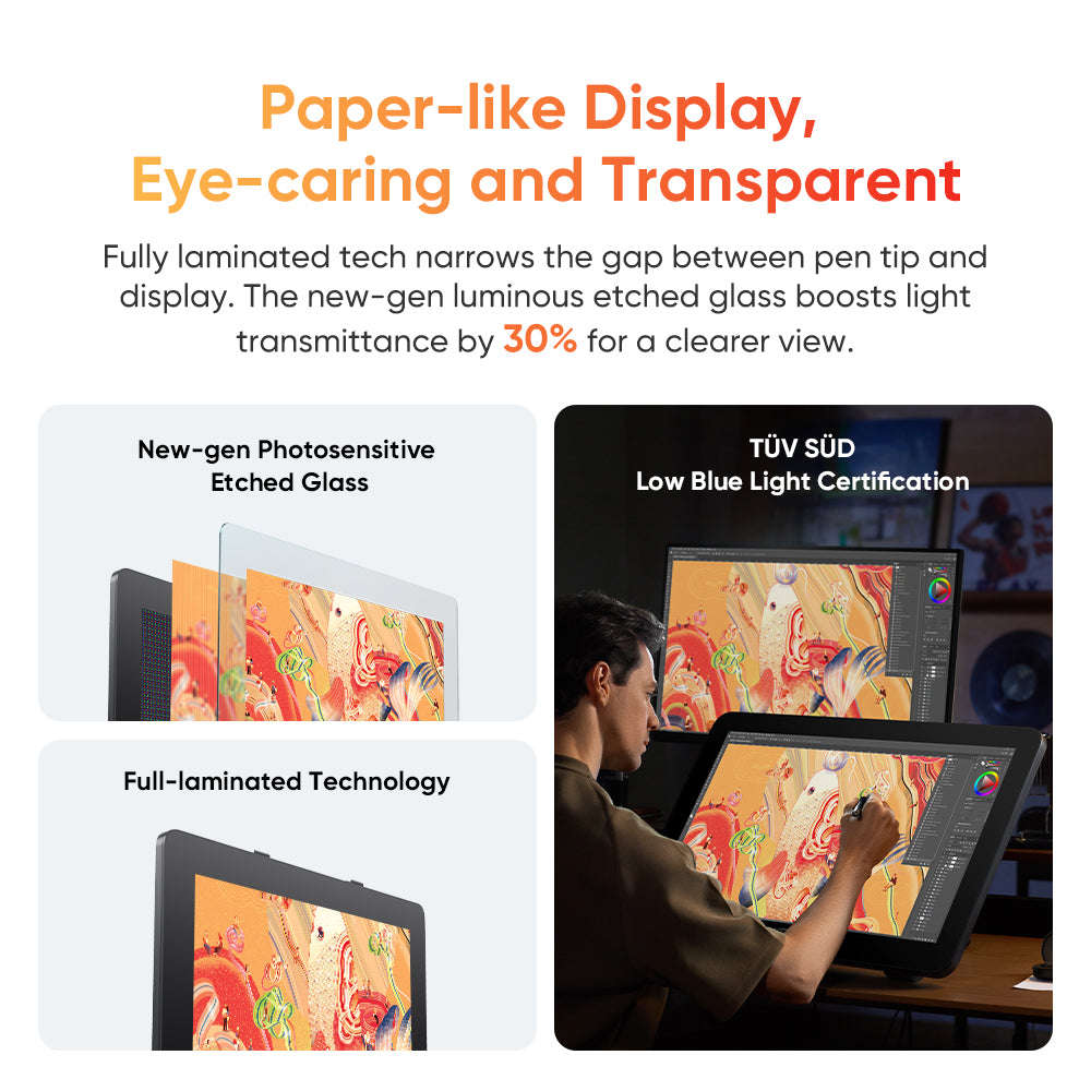 XPPen Artist Pro 27 (Gen2) 4k 120Hz Graphics Display Touchscreen Drawing Tablet
