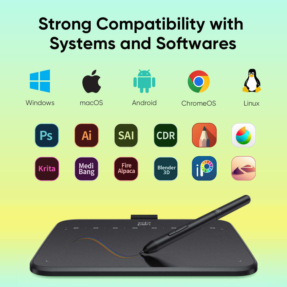 XPPen Deco 640 Graphics Drawing Tablet With Stylus