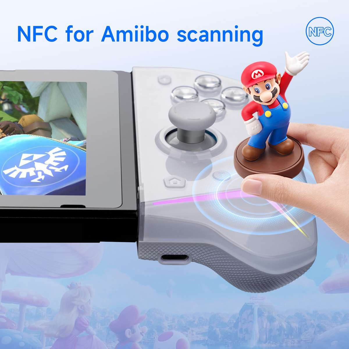 EasySMX S15 Split Pad Comfort Grip Controller For Nintendo Switch